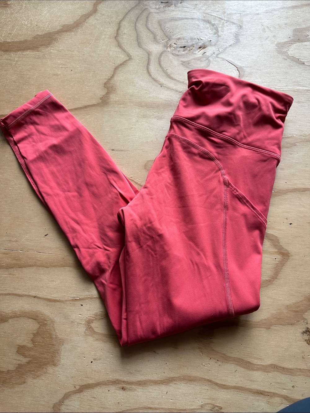 CRZ Yoga orange leggings small EUC